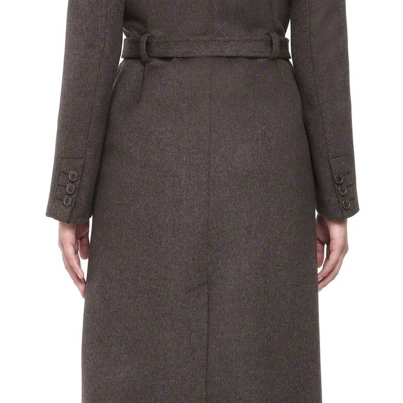 Soia & Kyo NWT Belted Wool Trench Coat - Picture 3 of 6